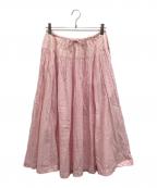 45Rフォーティファイブ・アール）の古着「春風インドカディのイージースカート」｜ピンク