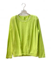 FOXEY NEWYORK（フォクシーニューヨーク）の古着「アンサンブルカーディガン」｜グリーン