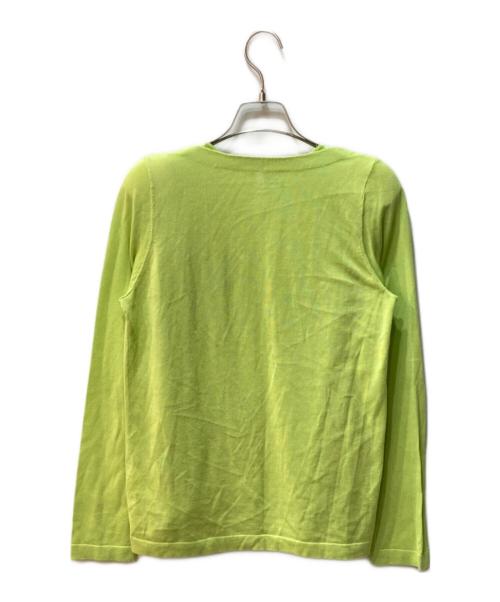 FOXEY NEWYORK（フォクシーニューヨーク）FOXEY NEWYORK (フォクシーニューヨーク) アンサンブルカーディガン グリーン サイズ:40の古着・服飾アイテム