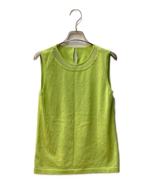 FOXEY NEWYORK（フォクシーニューヨーク）FOXEY NEWYORK (フォクシーニューヨーク) アンサンブルカーディガン グリーン サイズ:40の古着・服飾アイテム