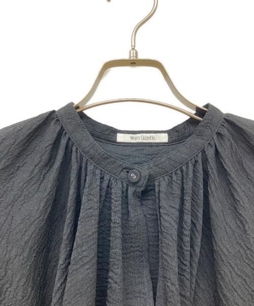 Whim Gazette（ウィムガゼット）Whim Gazette (ウィムガゼット) ケープブラウス ブラック サイズ:SIZE Freeの古着・服飾アイテム