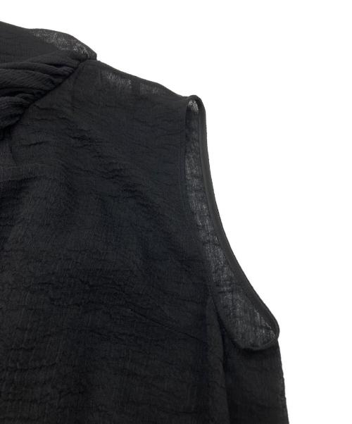 Whim Gazette（ウィムガゼット）Whim Gazette (ウィムガゼット) ケープブラウス ブラック サイズ:SIZE Freeの古着・服飾アイテム