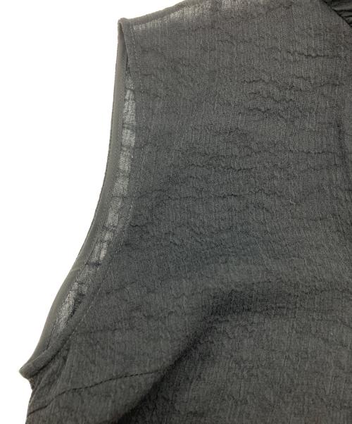 Whim Gazette（ウィムガゼット）Whim Gazette (ウィムガゼット) ケープブラウス ブラック サイズ:SIZE Freeの古着・服飾アイテム