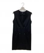 theoryセオリー）の古着「ADMIRAL CREPE SEAM VT」｜ブラック