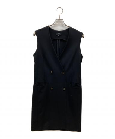 ☆美品☆ セオリー　Admiral Crepe Seam VT S ベスト　6 中古・古着通販】theory (セオリー) ADMIRAL CREPE SEAM VT ブラック