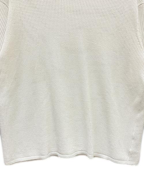 theory（セオリー）theory (セオリー) Wooster Crepe Knit Pointelle Tee ホワイト サイズ:SIZE Sの古着・服飾アイテム