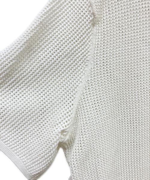 theory（セオリー）theory (セオリー) Wooster Crepe Knit Pointelle Tee ホワイト サイズ:SIZE Sの古着・服飾アイテム