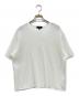 theory（セオリー）の古着「Wooster Crepe Knit Pointelle Tee」｜ホワイト