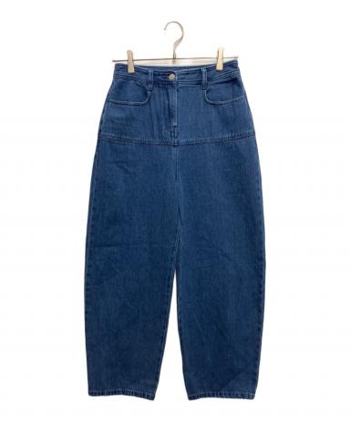94【未近：Theory】高機能ジャージー スラックス「L：ブルーデニム」 中古・古着通販】theory luxe (セオリーリュクス) ANCHOR DENIM INAZ