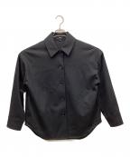 theoryセオリー）の古着「25AW Woodmere 3 Oversized Shirt JK」｜ブラック