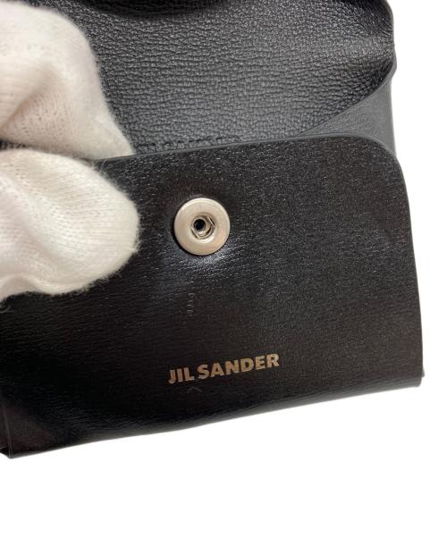 JIL SANDER（ジルサンダー）JIL SANDER (ジルサンダー) FOLDED MINI PURSE ブラックの古着・服飾アイテム