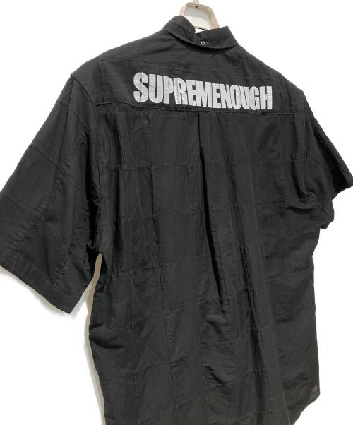SUPREME（シュプリーム）SUPREME (シュプリーム) GOODENOUGH Patchwork S/S Shirt ブラック サイズ:Mの古着・服飾アイテム