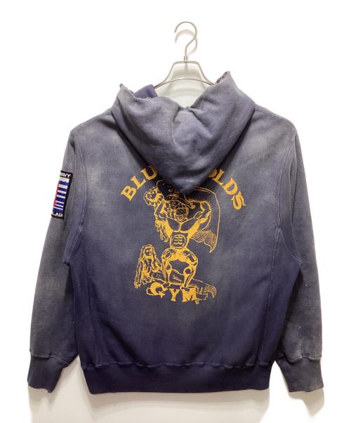 BOWWOW（バウワウ）BOWWOW (バウワウ) US NAVY SEALAB HOODIE AGING パープル サイズ:Ｌの古着・服飾アイテム