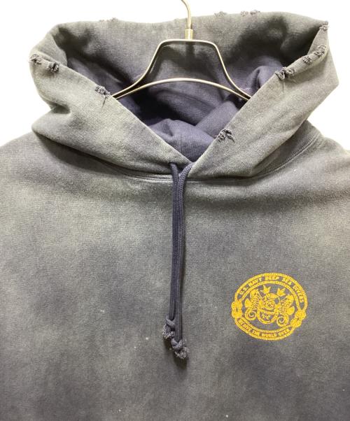 BOWWOW（バウワウ）BOWWOW (バウワウ) US NAVY SEALAB HOODIE AGING パープル サイズ:Ｌの古着・服飾アイテム