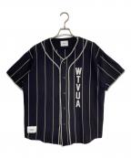 WTAPSダブルタップス）の古着「LEAGUE / SS / COTTON」｜ネイビー