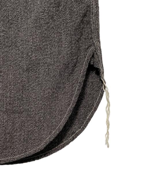 KAPITAL（キャピタル）KAPITAL (キャピタル) 杢シャンブレー 2TONE BONE パッチベンチレーターワークシャツ グレー サイズ:3の古着・服飾アイテム