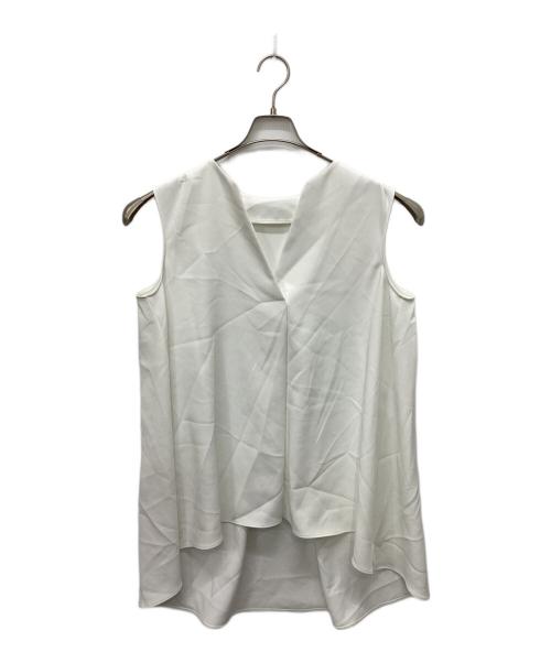 LE PHIL（ル フィル）LE PHIL (ル フィル) 2WAYツイルケープブラウス ホワイト サイズ:Freeの古着・服飾アイテム