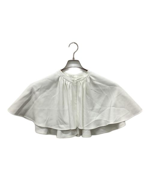 LE PHIL（ル フィル）LE PHIL (ル フィル) 2WAYツイルケープブラウス ホワイト サイズ:Freeの古着・服飾アイテム