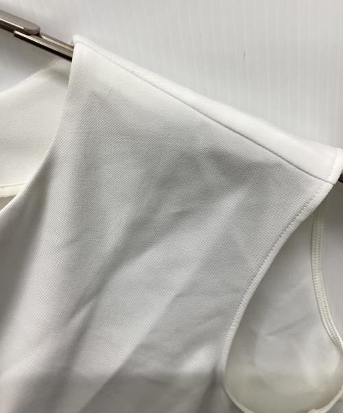 LE PHIL（ル フィル）LE PHIL (ル フィル) 2WAYツイルケープブラウス ホワイト サイズ:Freeの古着・服飾アイテム