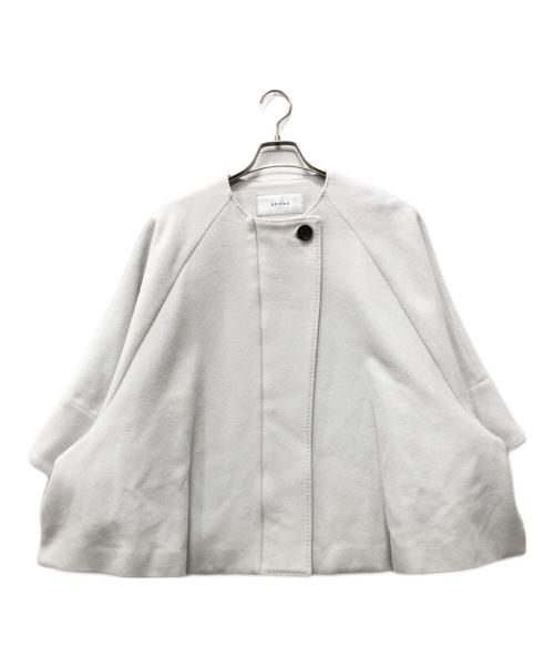 ADORE（アドーア）ADORE (アドーア) ウールビーバージャケット グレー サイズ:38の古着・服飾アイテム