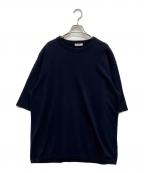 ATONエイトン）の古着「NATURAL DYE HALF SLEEVE SWEATER」｜ネイビー