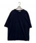 ATON（エイトン）の古着「NATURAL DYE HALF SLEEVE SWEATER」｜ネイビー