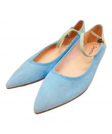 repetto（レペット）の古着「ポインテッドシューズ」｜ブルー