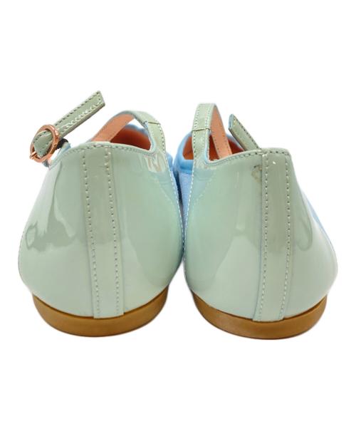 repetto（レペット）Repetto (レペット) ポインテッドシューズ ブルー サイズ:39の古着・服飾アイテム