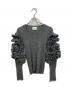 Bibiy.（ビビィ）の古着「FLORENTINA FRILL KNIT」｜グレー