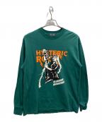Hysteric Glamourヒステリックグラマー）の古着「ROCK CITY Tシャツ」｜グリーン