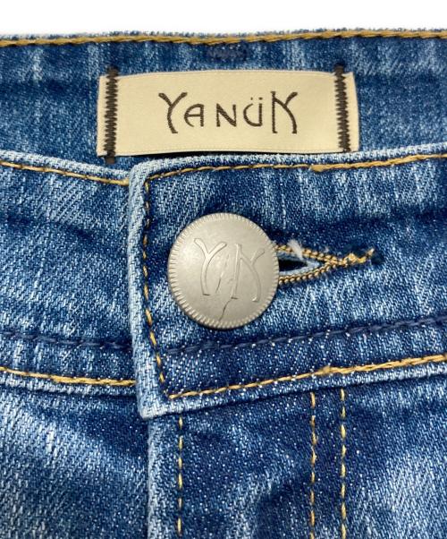 YANUK（ヤヌーク）YANUK (ヤヌーク) Low Rise ストレート LOUISE デニム パンツ インディゴ サイズ:26の古着・服飾アイテム
