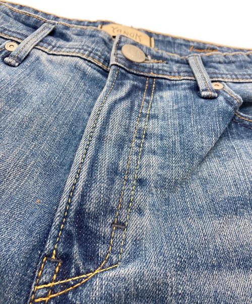 YANUK（ヤヌーク）YANUK (ヤヌーク) Low Rise ストレート LOUISE デニム パンツ インディゴ サイズ:26の古着・服飾アイテム