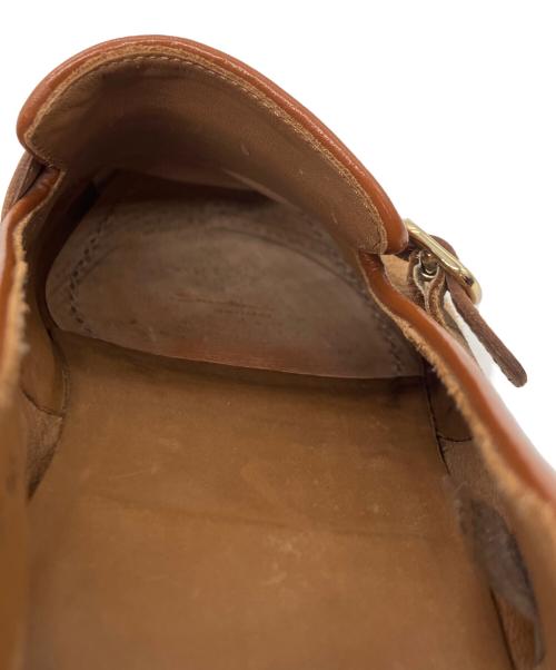 Santoni（サントーニ）Santoni (サントーニ) スウェードダブルモンクシューズ ブラウン サイズ:8 1/2 Fの古着・服飾アイテム