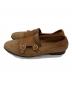 Santoni (サントーニ) スウェードダブルモンクシューズ ブラウン サイズ:8 1/2 F：14000円