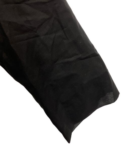 LOEFF（ロエフ）LOEFF (ロエフ) コットンボイル フレア ワンピース ブラック サイズ:1の古着・服飾アイテム