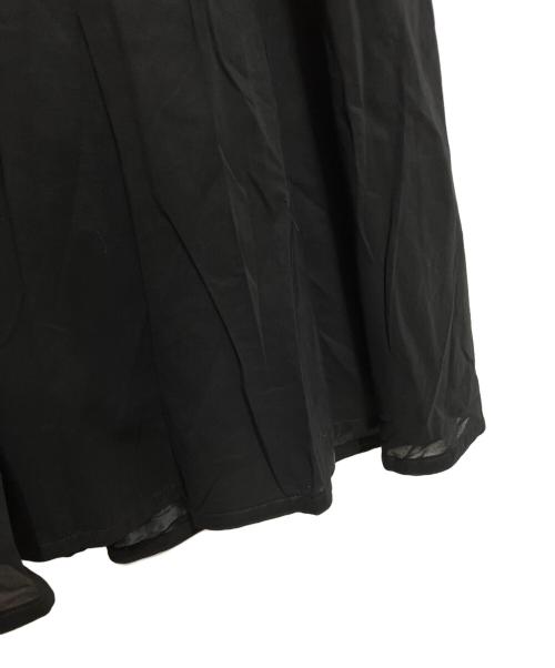 LOEFF（ロエフ）LOEFF (ロエフ) コットンボイル フレア ワンピース ブラック サイズ:1の古着・服飾アイテム