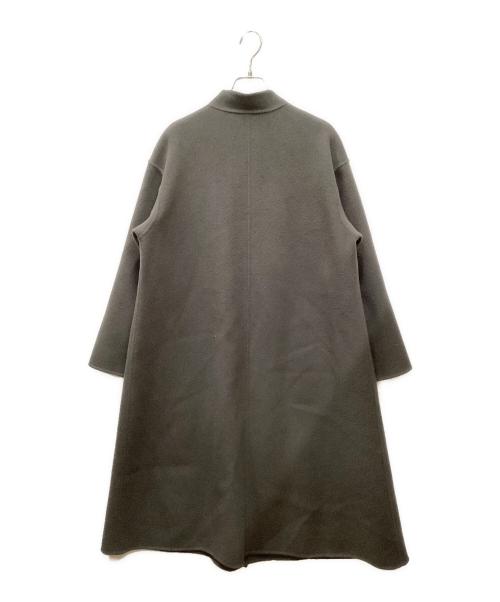 R 23区（アール ニジュウサンク）R 23区 (アール ニジュウサンク) ウールリバーコート グレー サイズ:38の古着・服飾アイテム