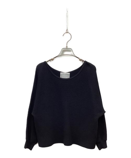 BEARDSLEY（ビアズリー）BEARDSLEY (ビアズリー) 後ろパールニット ブラック サイズ:FREEの古着・服飾アイテム