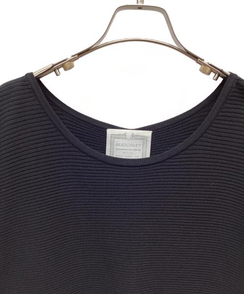 BEARDSLEY（ビアズリー）BEARDSLEY (ビアズリー) 後ろパールニット ブラック サイズ:FREEの古着・服飾アイテム