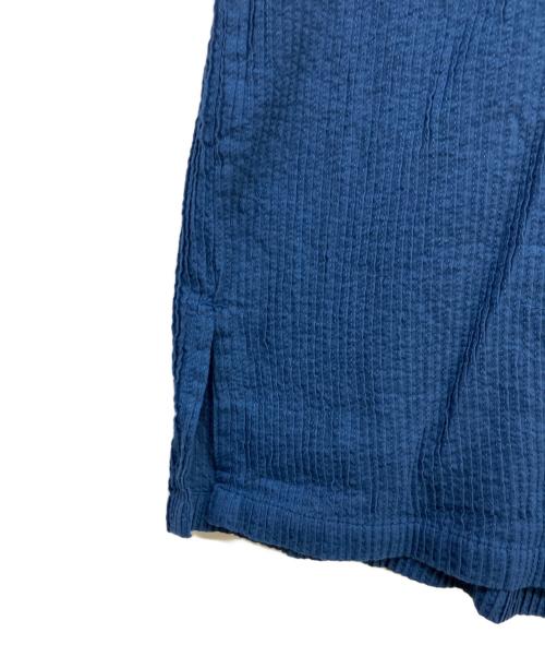 BEARDSLEY（ビアズリー）BEARDSLEY (ビアズリー) カディフルハンドピンタックシャツ ネイビー サイズ:Freeの古着・服飾アイテム