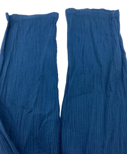 BEARDSLEY（ビアズリー）BEARDSLEY (ビアズリー) カディフルハンドピンタックシャツ ネイビー サイズ:Freeの古着・服飾アイテム