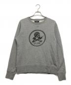 NEIGHBORHOOD×FRAGMENT DESIGNネイバーフッド×フラグメントデザイン）の古着「NHFR. CLUB / C-CREW. LS」｜グレー