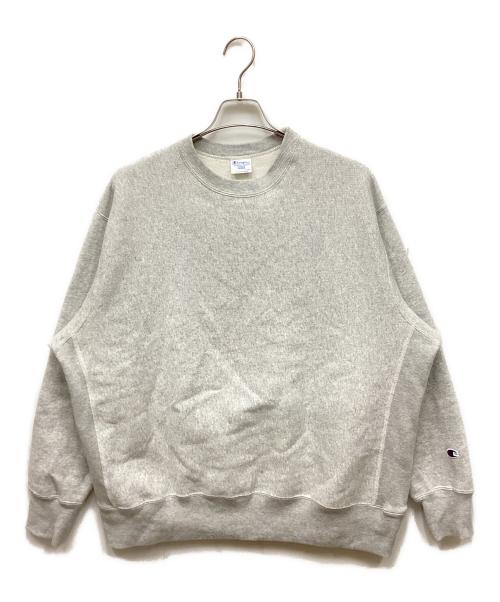 Champion REVERSE WEAVE（チャンピオン リバース ウィーブ）Champion REVERSE WEAVE (チャンピオン リバース ウィーブ) BEAMS (ビームス) MIN-NANO SWEATSHIRT/ミンナノスウェットシャツ グレー サイズ:Lの古着・服飾アイテム