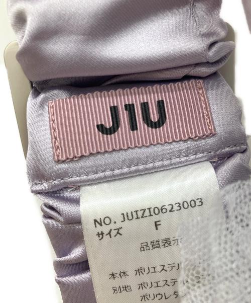 J1U by LA BELLE ETUDE（ジユウバイラベルエチュード）J1U by LA BELLE ETUDE (ジユウバイラベルエチュード) シースルーボリュームチュールデザインジレ グレー サイズ:Freeの古着・服飾アイテム