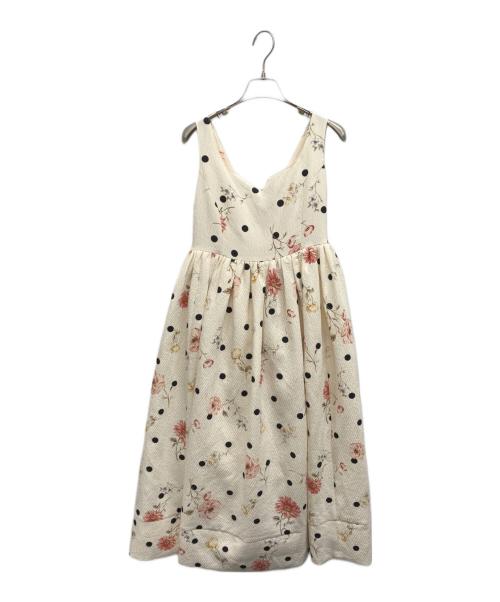 ecmile（エクミール）ecmile (エクミール) Original dot flower one-piece アイボリー サイズ:Freeの古着・服飾アイテム