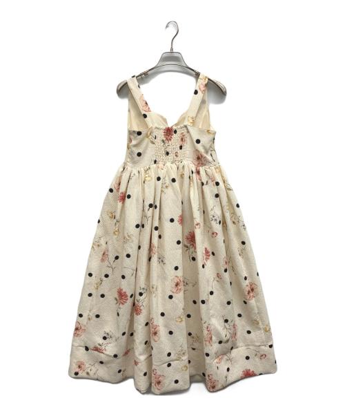 ecmile（エクミール）ecmile (エクミール) Original dot flower one-piece アイボリー サイズ:Freeの古着・服飾アイテム