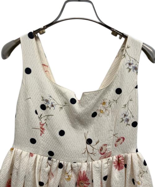 ecmile（エクミール）ecmile (エクミール) Original dot flower one-piece アイボリー サイズ:Freeの古着・服飾アイテム