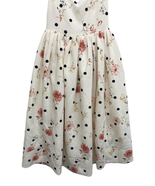 ecmile（エクミール）ecmile (エクミール) Original dot flower one-piece アイボリー サイズ:Freeの古着・服飾アイテム