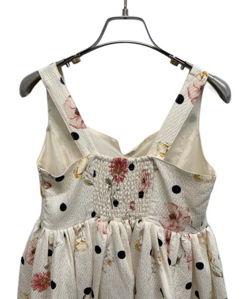 ecmile（エクミール）ecmile (エクミール) Original dot flower one-piece アイボリー サイズ:Freeの古着・服飾アイテム