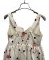 中古・古着 ecmile (エクミール) Original dot flower one-piece アイボリー サイズ:Free：8000円